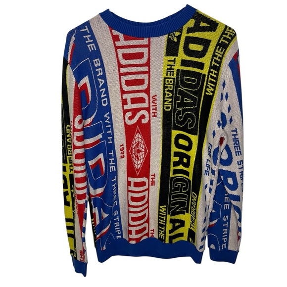Adidas Multicolor Graphic Men's Sweater - Picture 1 of 5